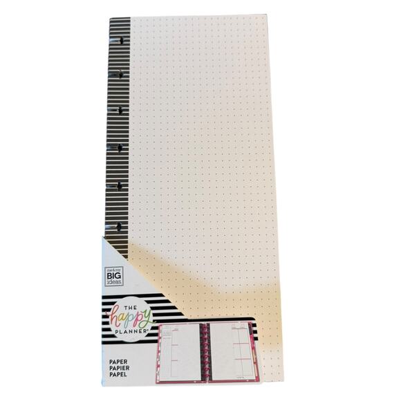 The Happy Planner 60 Sheets Grid Refill Paper Half Sheets - Picture 1 of 2